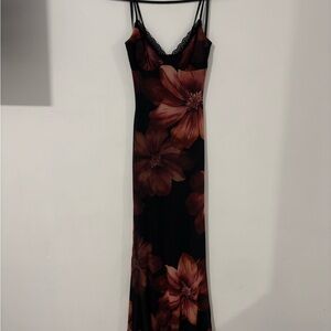 Windsor Black and Red Floral Dress